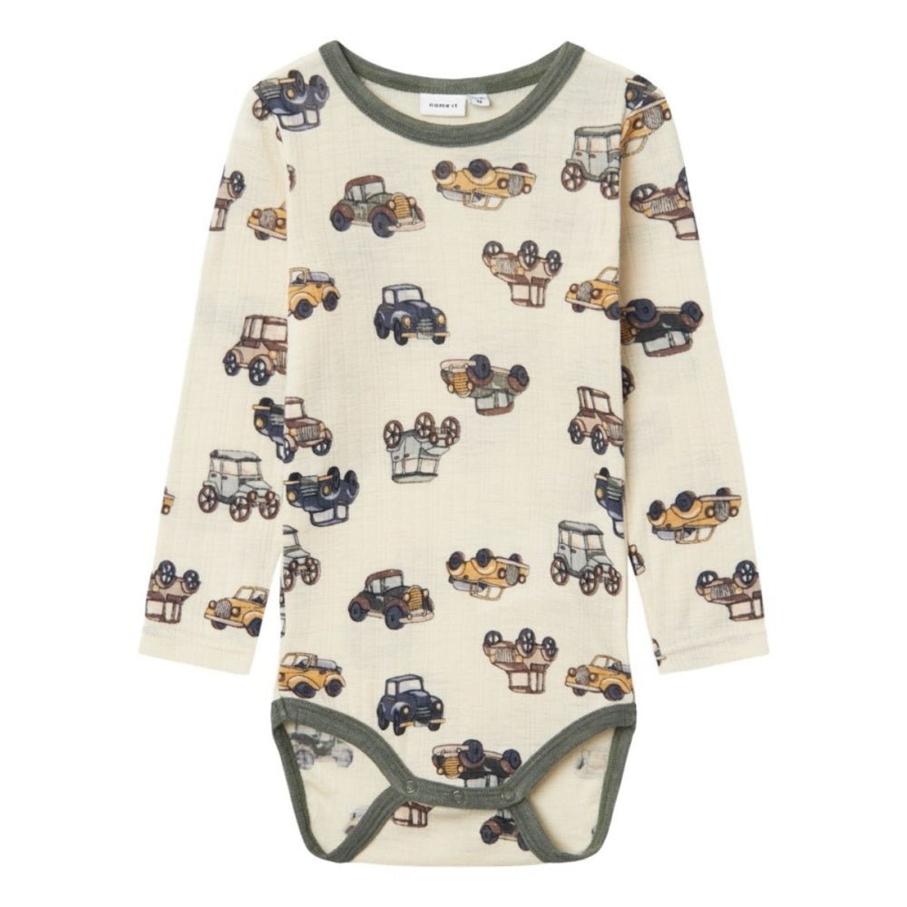 Name It - Body Ull Wang Cars Snow White AOP - Guttelus
