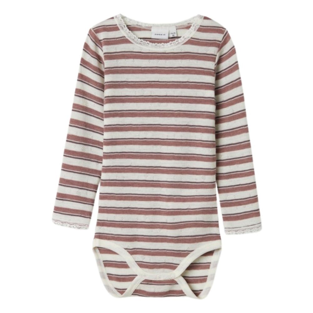Name It - Body Ull Wang Stripe Antler/ Snow White - Guttelus
