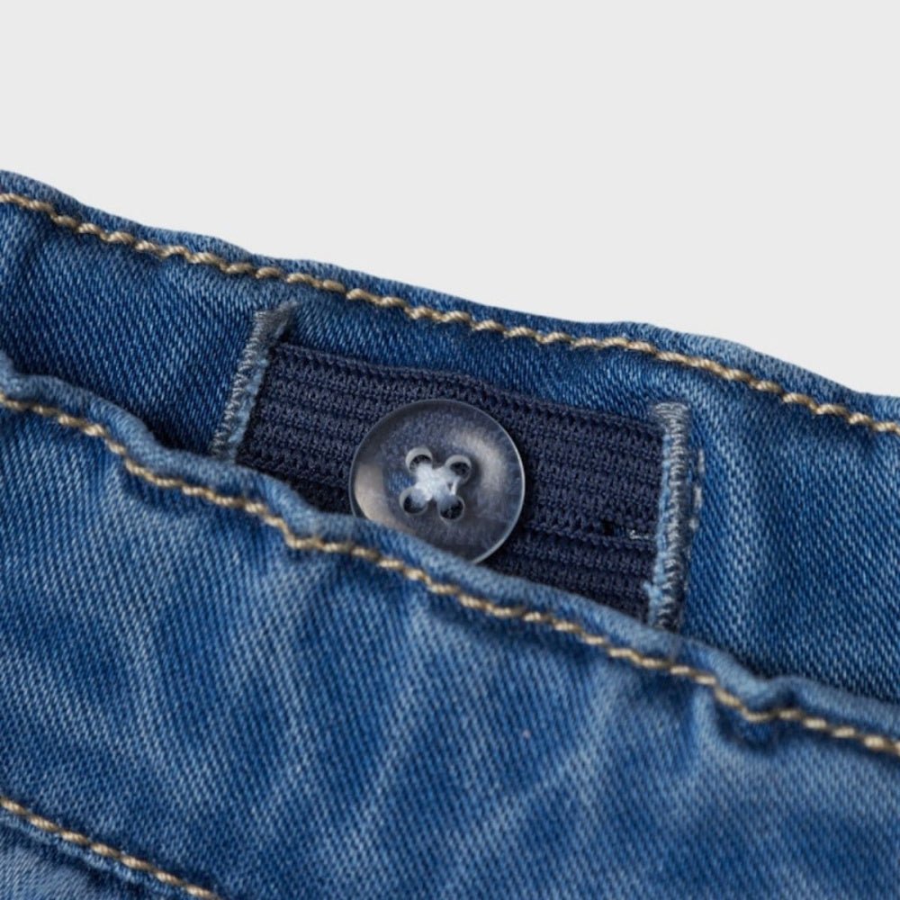 Name It - Bukse Baby Rose Jeans Medium Blue Denim - Guttelus