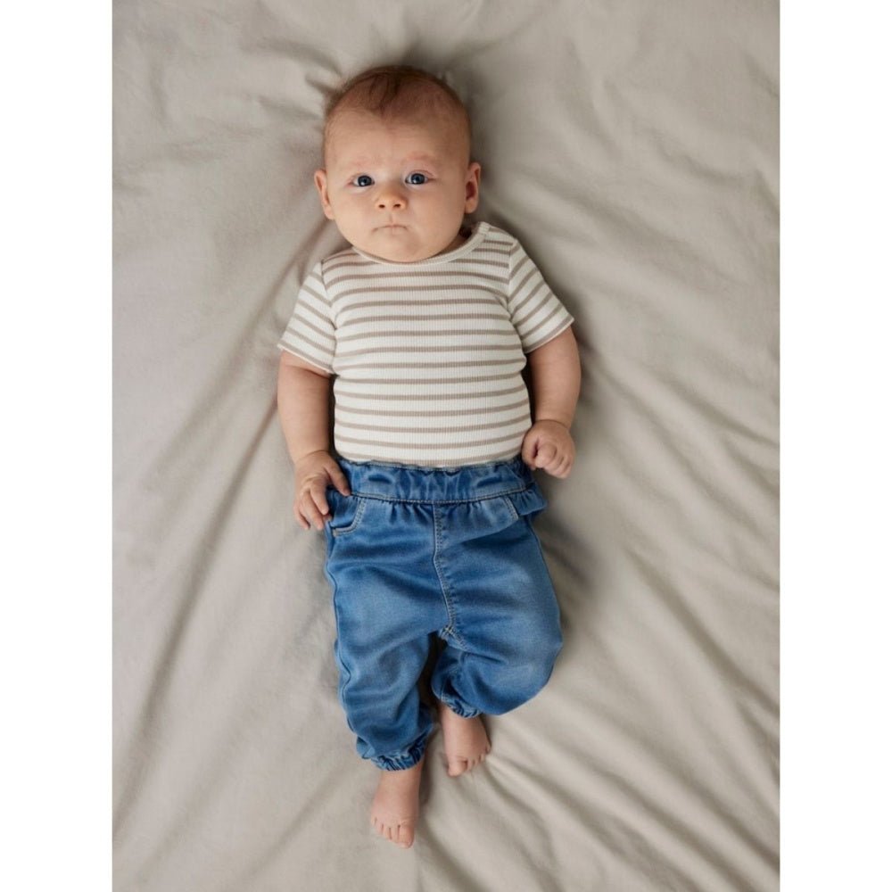 Name It - Bukse Baby Rose Jeans Medium Blue Denim - Guttelus