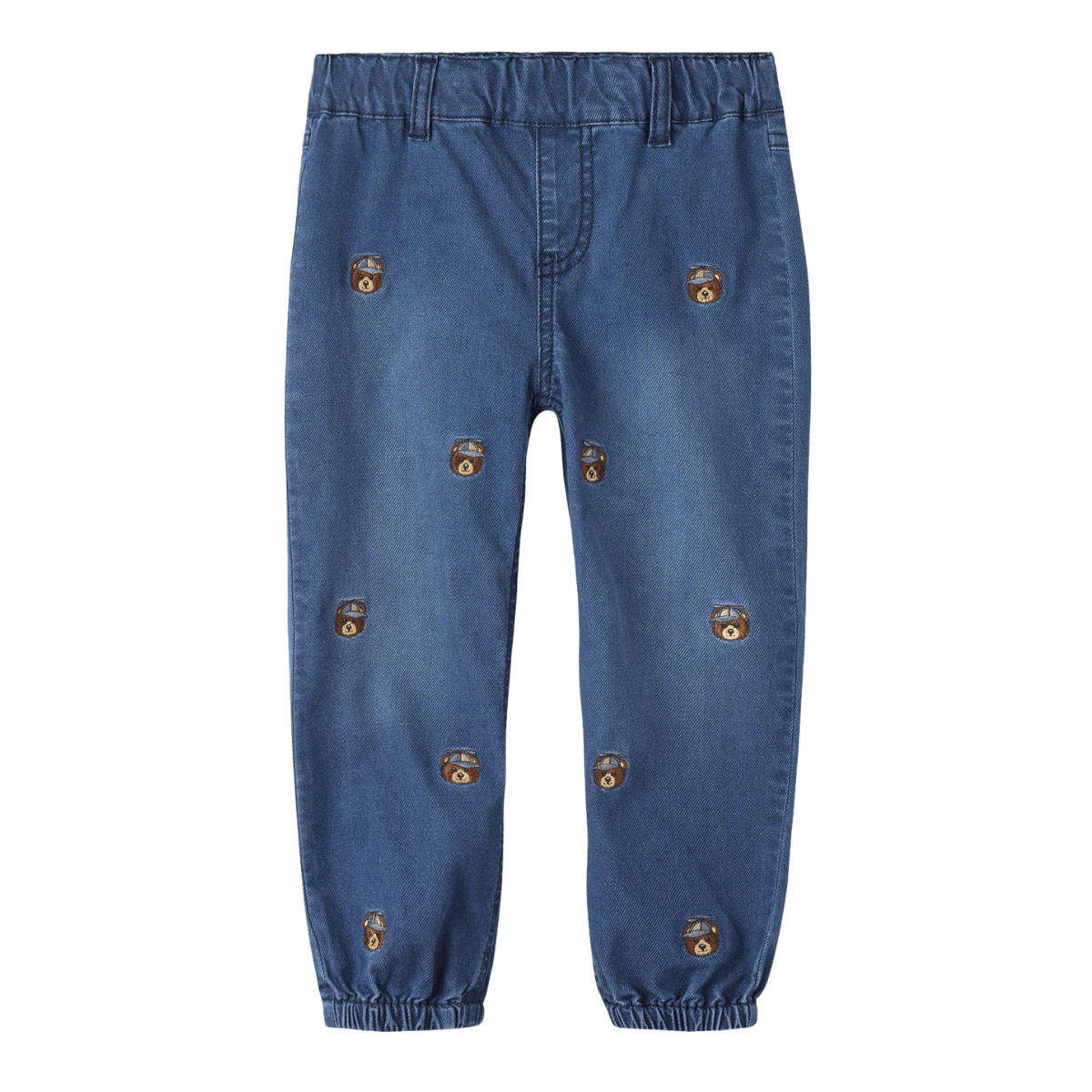 Name It - Bukse Ben Baggy Jeans Dark Blue Denim - Guttelus