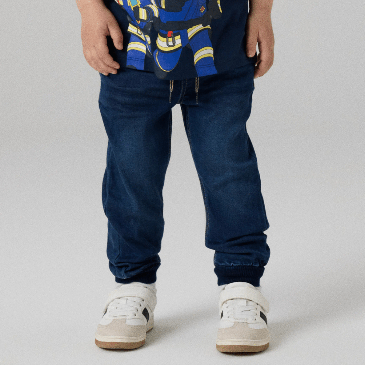 Name It - Bukse Ben Baggy Jeans Dark Blue Denim - Guttelus