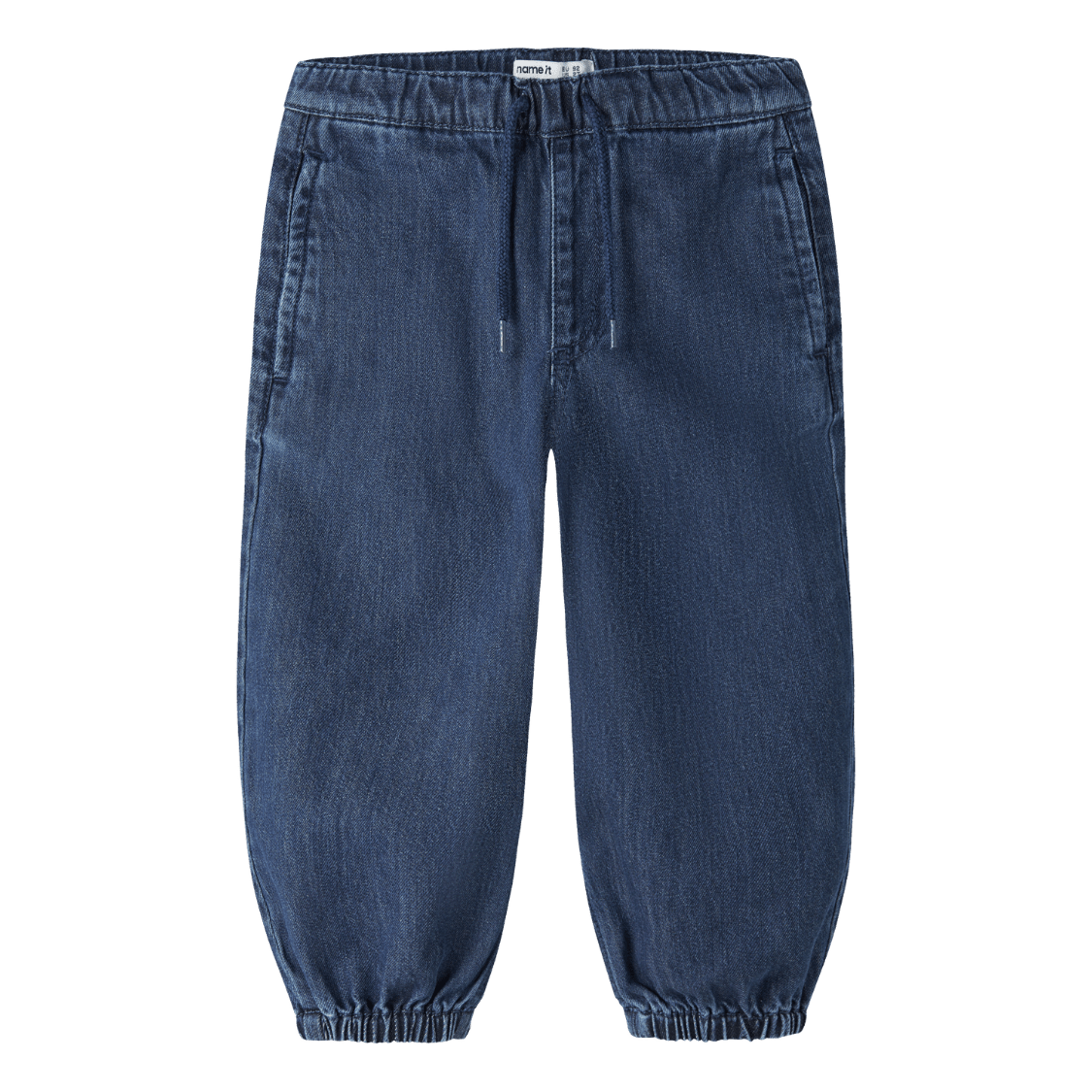 Name It - Bukse Ben Barrel Dark Blue Denim - Guttelus