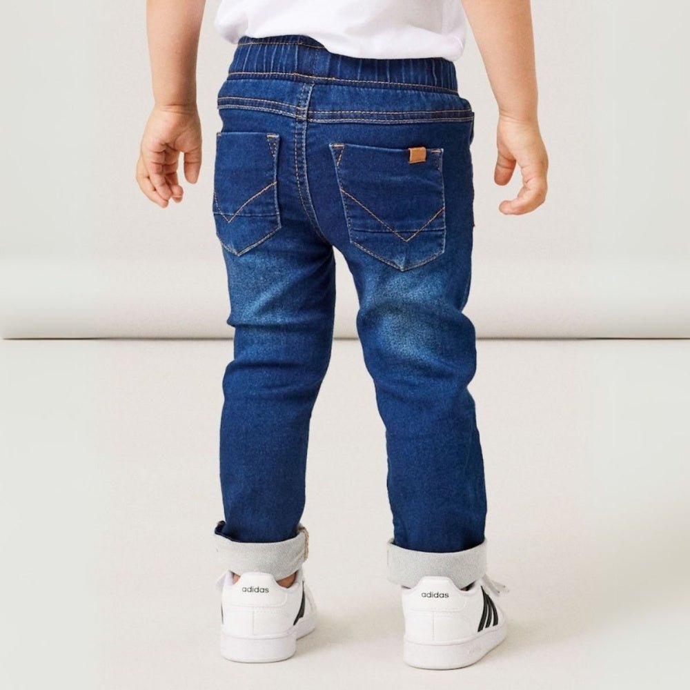 Name It - Bukse Jeans Ryan Slim Dark Blue Denim - Guttelus.no