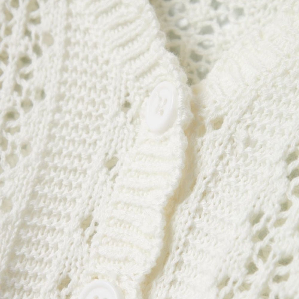 Name It - Cardigan Tana Knit Bright White - Guttelus
