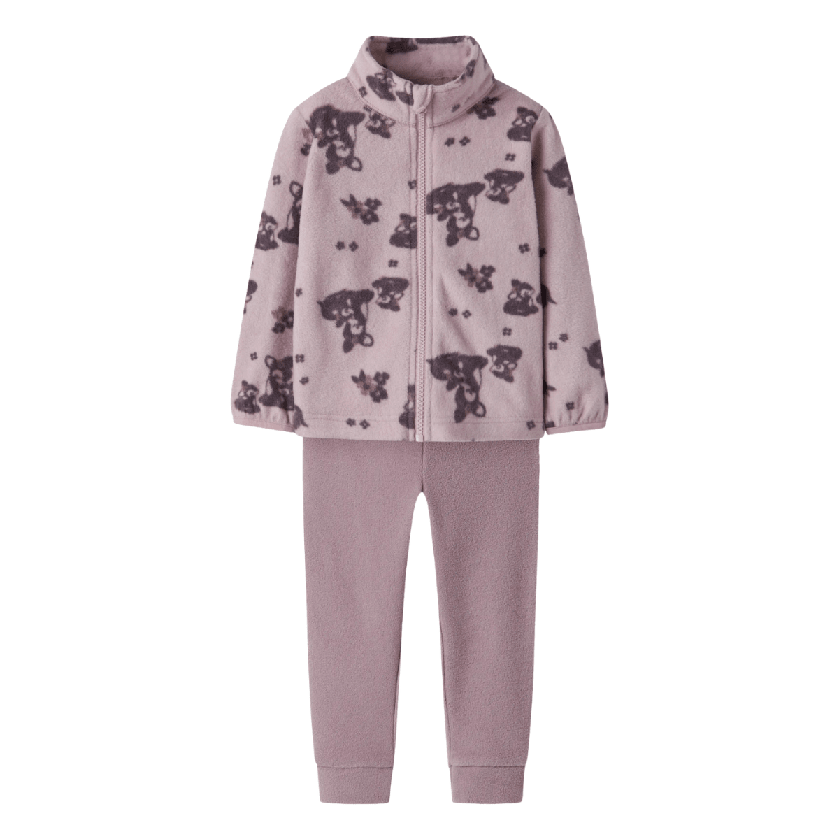 Name It - Fleece Sett Spektra Violet Ice - Guttelus.no
