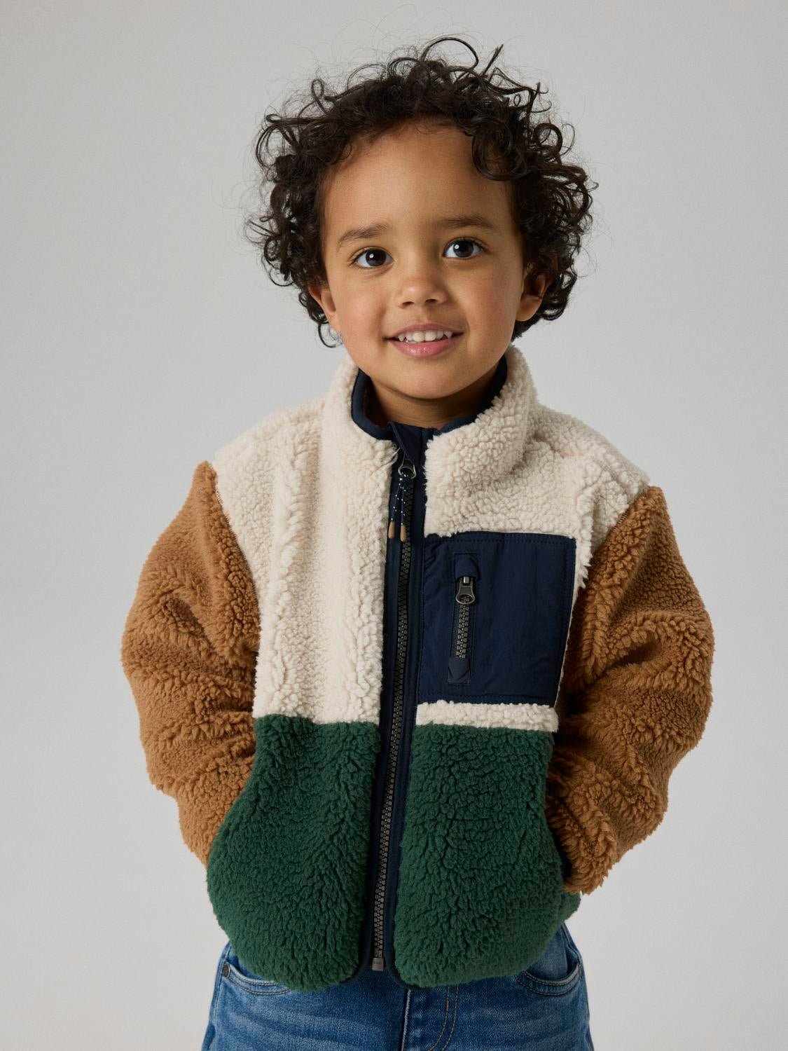 Name It - Fleecejakke Macey Jungle Green - Guttelus