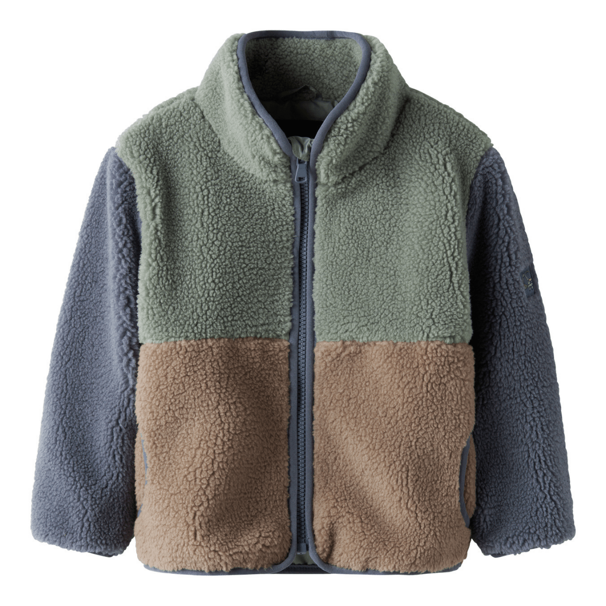 Name It - Fleecejakke Mimba Sherpa Chinois Green - Guttelus