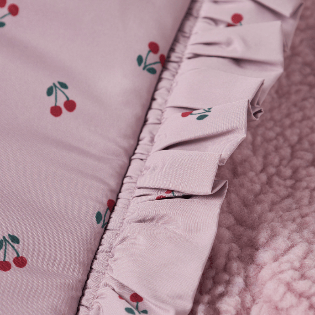 Name It - Fleecejakke Minna Teddy Keepsake Lilac - Guttelus