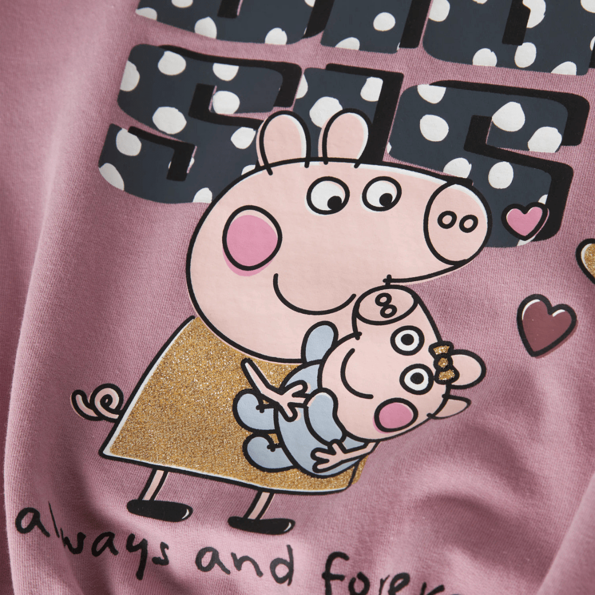 Name It - Genser Ama Peppa Gris Lilas - Guttelus.no