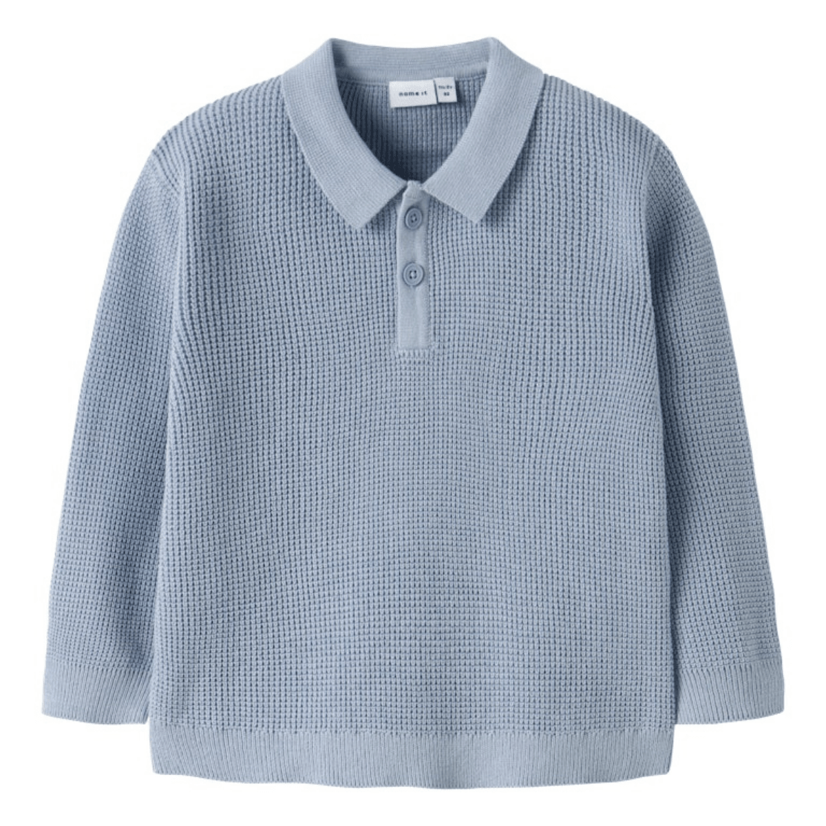 Name It - Genser med krage Fikal Blue Fog - Guttelus.no
