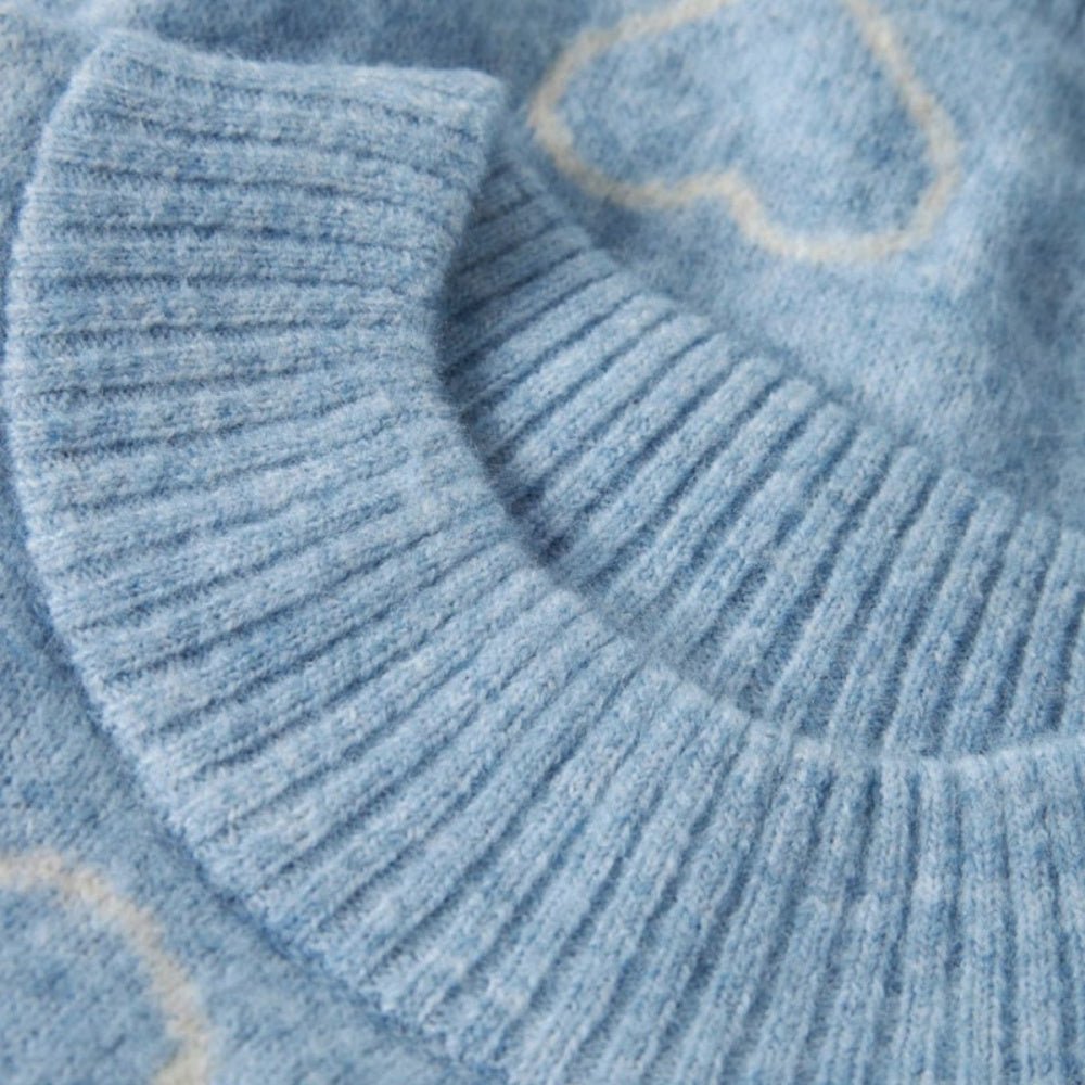 Name It - Genser Oversize Leify Dusty Blue - Guttelus