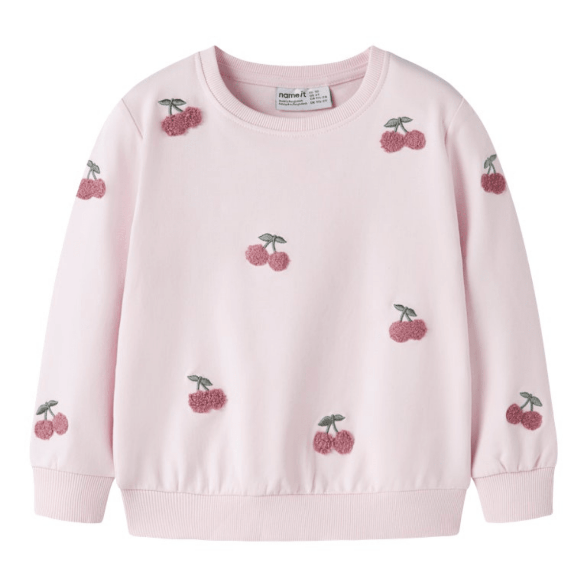 Name It - Genser Sweat Fairy Cradle Pink - Guttelus.no