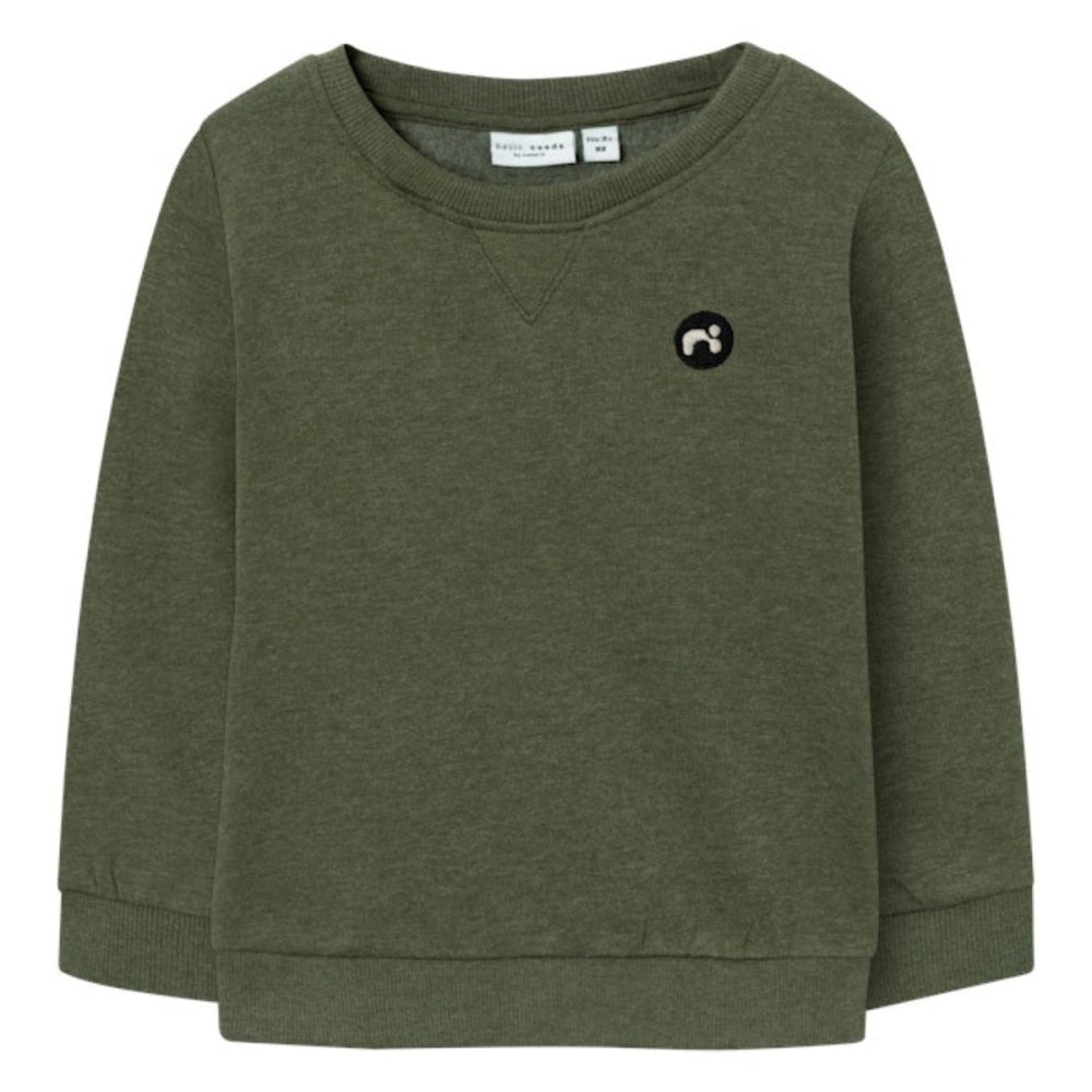 Name It - Genser Sweat Vimo Rifle Green - Guttelus
