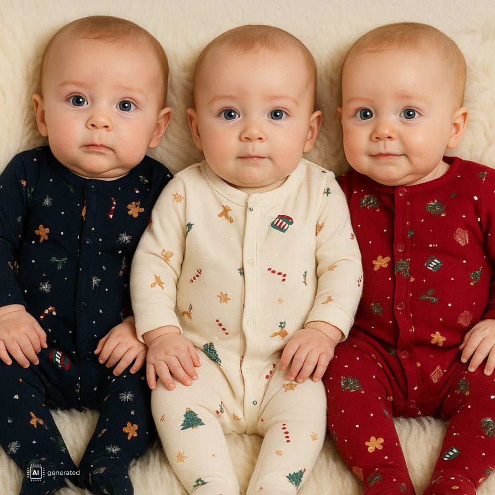 Name It - Julepysj Baby Vismas Xmas Whitecap Gray - Guttelus.no