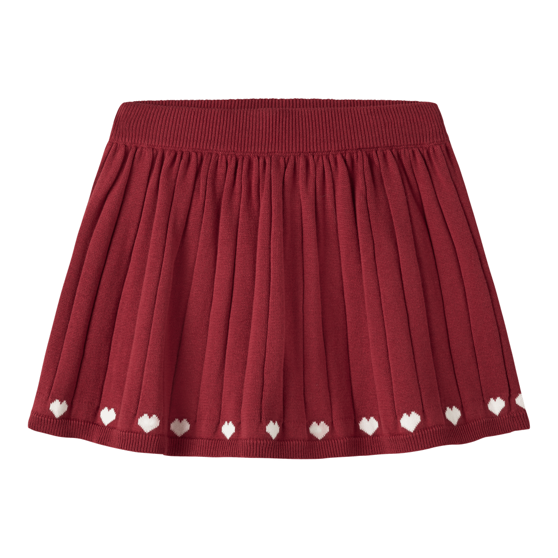 Name It - Juleskjørt Knit Ralbos Red Dahlia - Guttelus