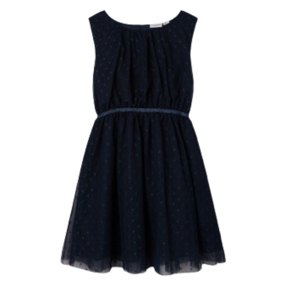 Name It - Kjole Vabos Spencer Dark Sapphire - Guttelus