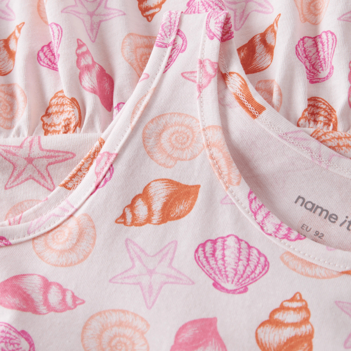Name It - Kjole Vigga Carinaria Sea Shells - Guttelus.no