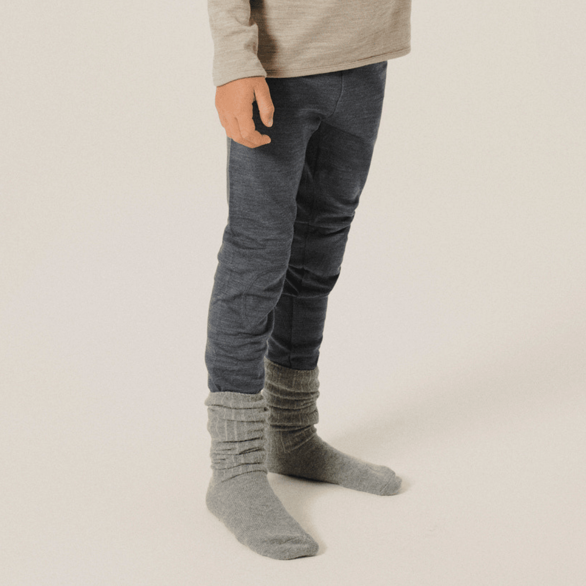 Name It - Longs i Ull og Bomull Wuppo Jr Ombre Blue - Guttelus