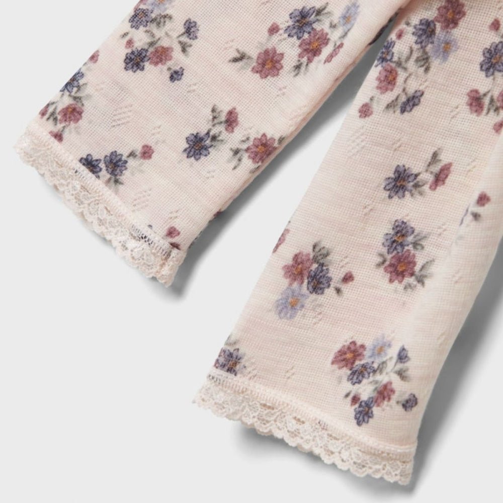 Name It - Longs Ull Baby Wang Flower Lilac Ash - Guttelus