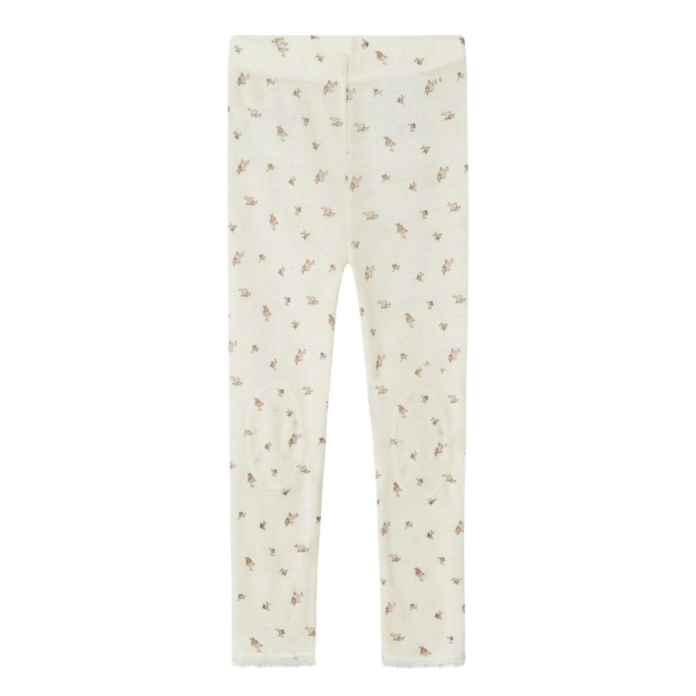 Name It - Longs Ull Wang Small Flowers Snow White - Guttelus