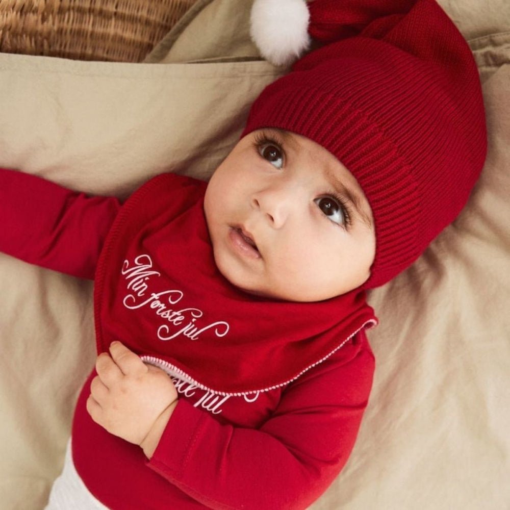 Name It - Nisselue Baby Rixmas Jester Red - Guttelus.no
