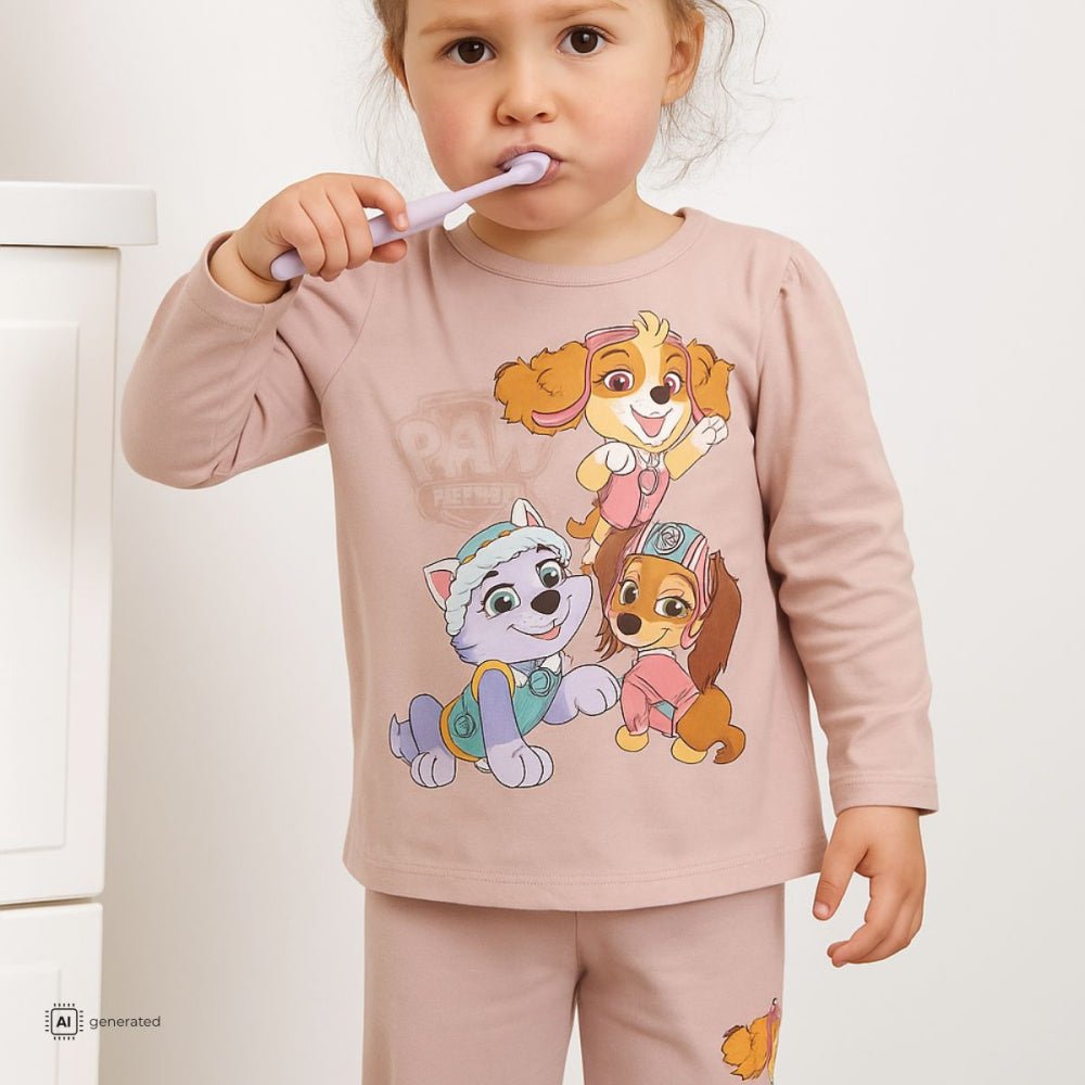 Name it - Pysjamas 2-Delt Paw Patrol Burnished Lilac - Guttelus.no