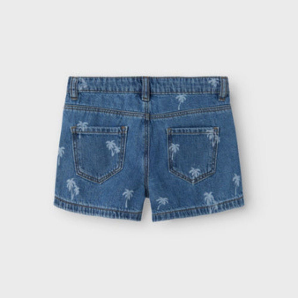 Name It - Shorts Jr Rose Medium Blue Denim - Guttelus