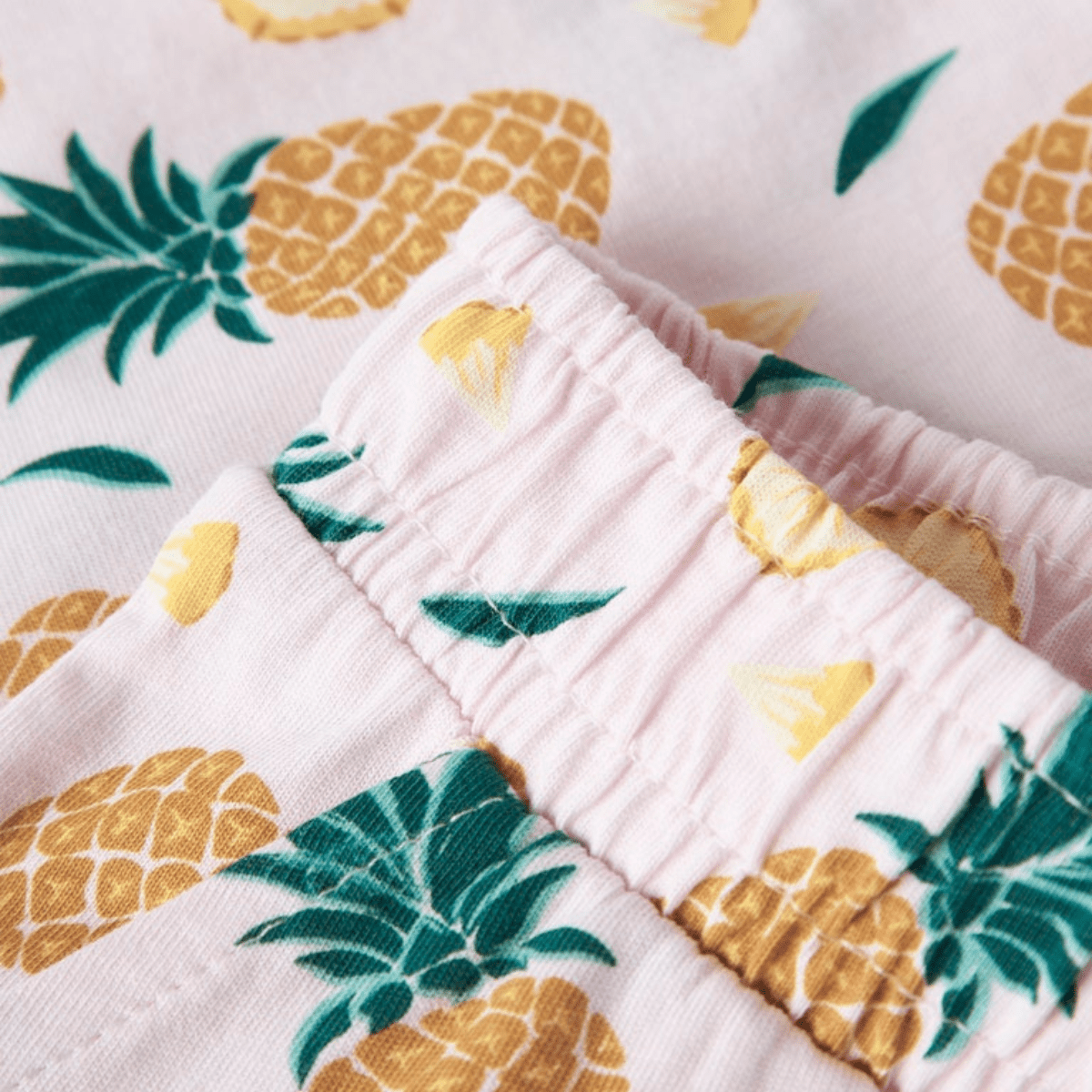 Name It - Shorts Jr Vigga Cradle Pink/ Pineapples - Guttelus.no