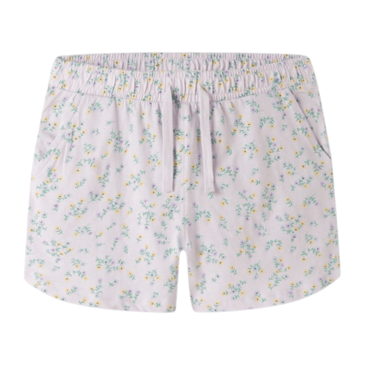 Name It - Shorts Jr Vigga Lavender Fog/ Little Flower - Guttelus.no