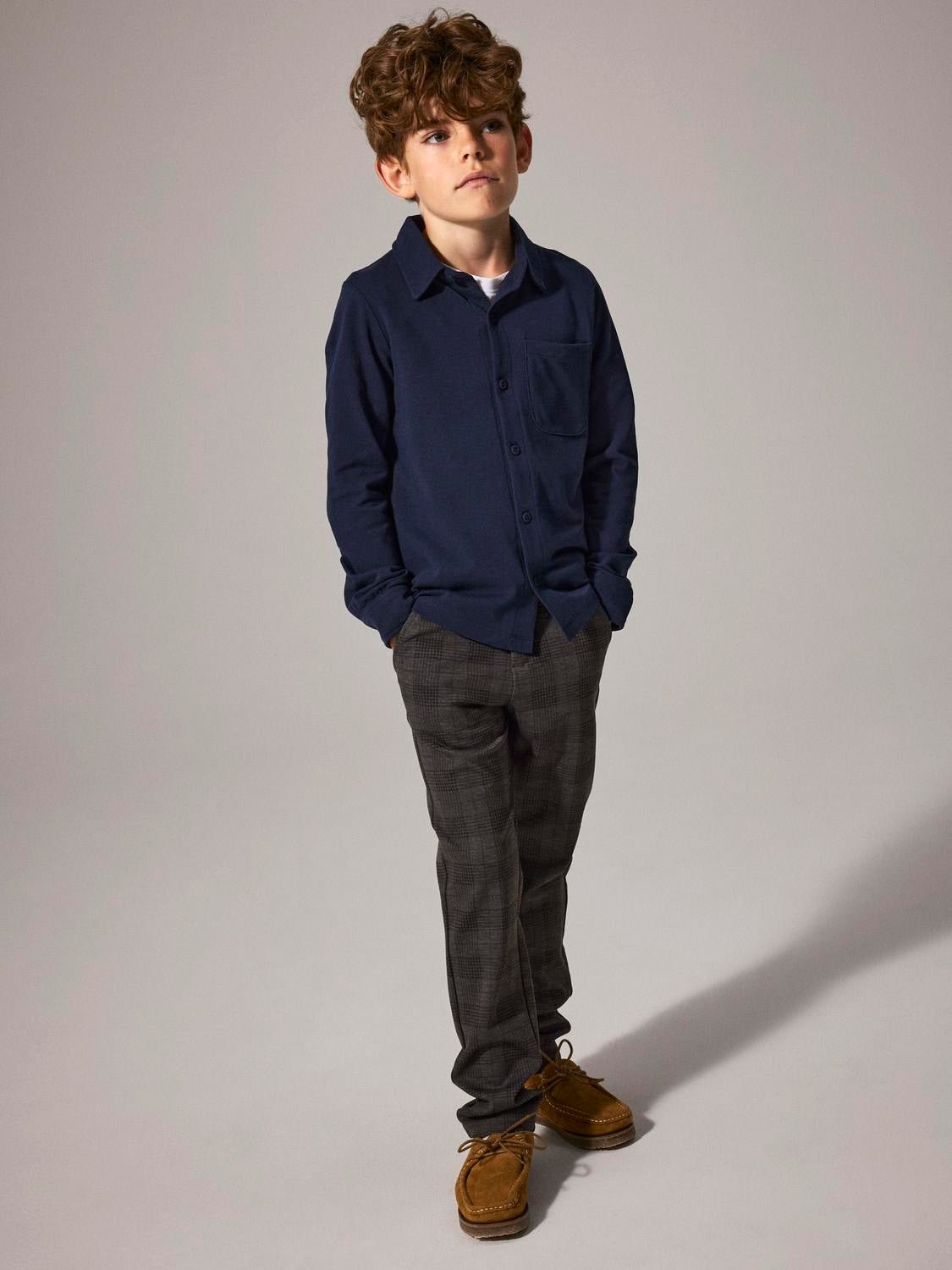 Name It - Skjorte Nkmron Navy Blazer - Guttelus