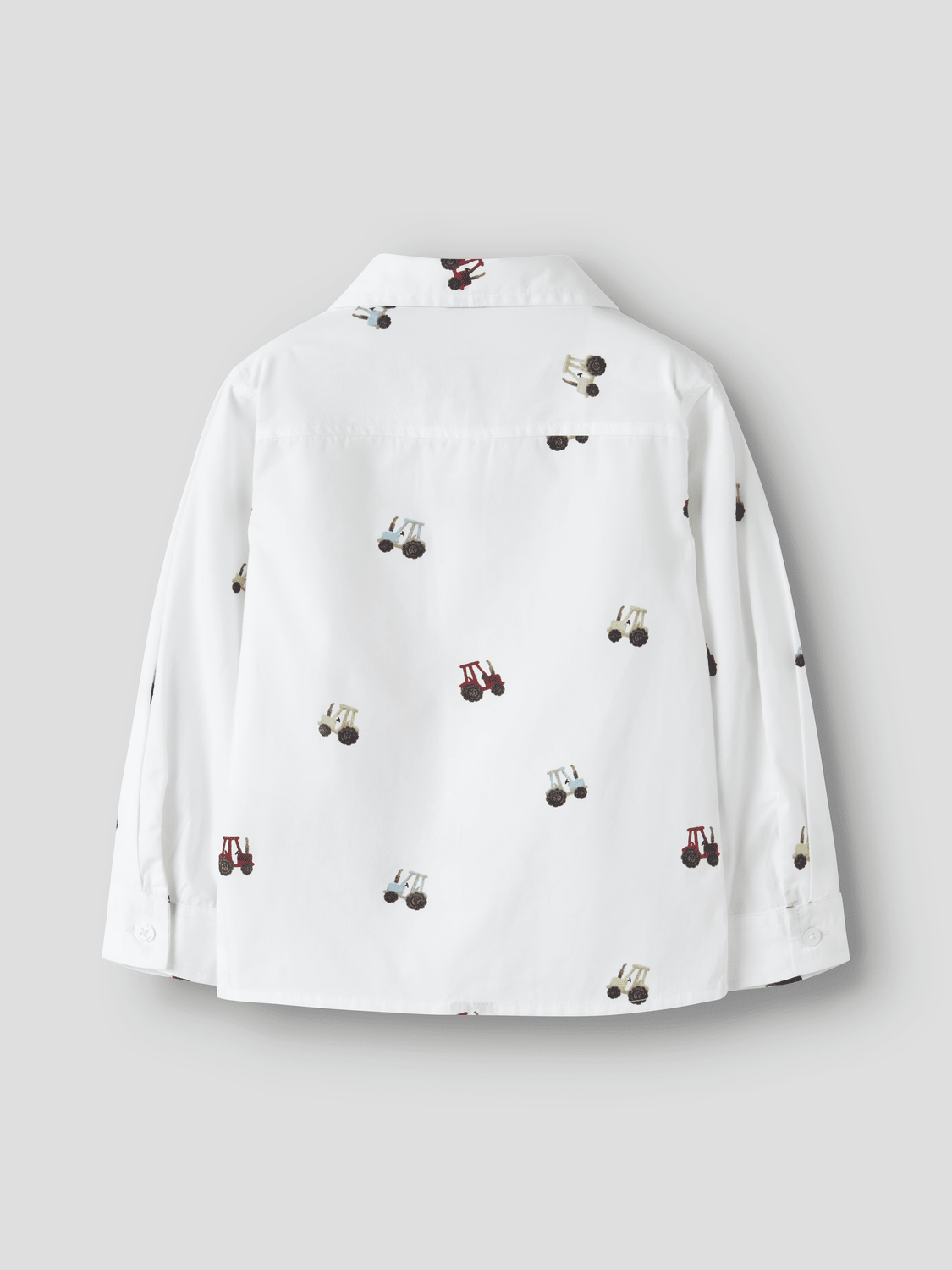 Name It - Skjorte Tractor Bright White - Guttelus
