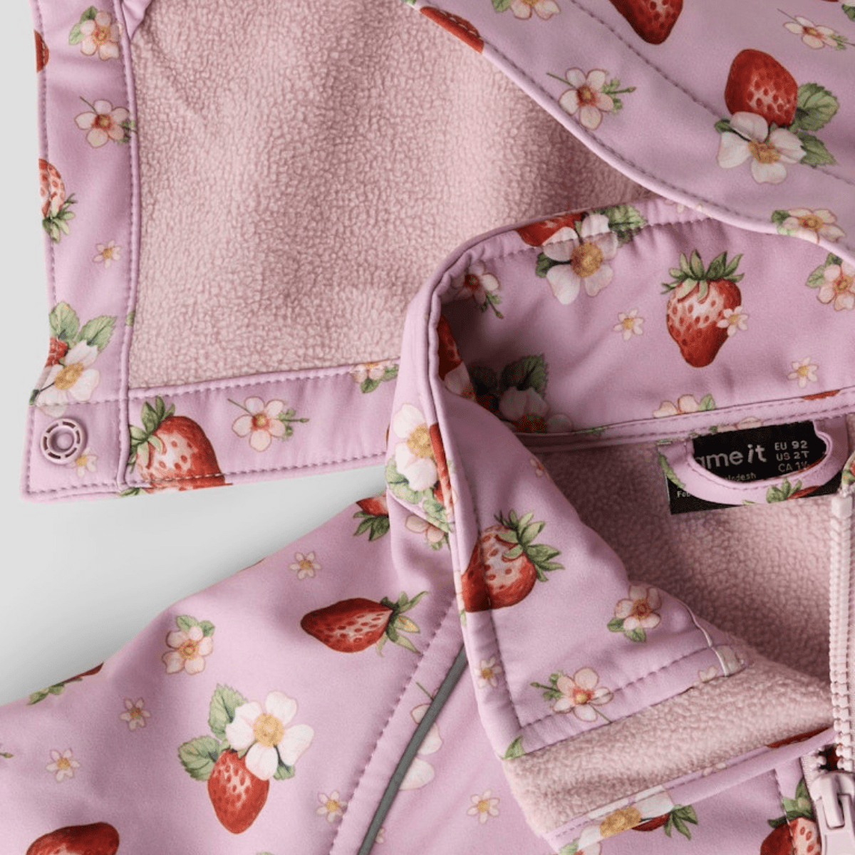 Name It - Softshelldress Alfa08 Keepsake Lilac Strawberry - Guttelus