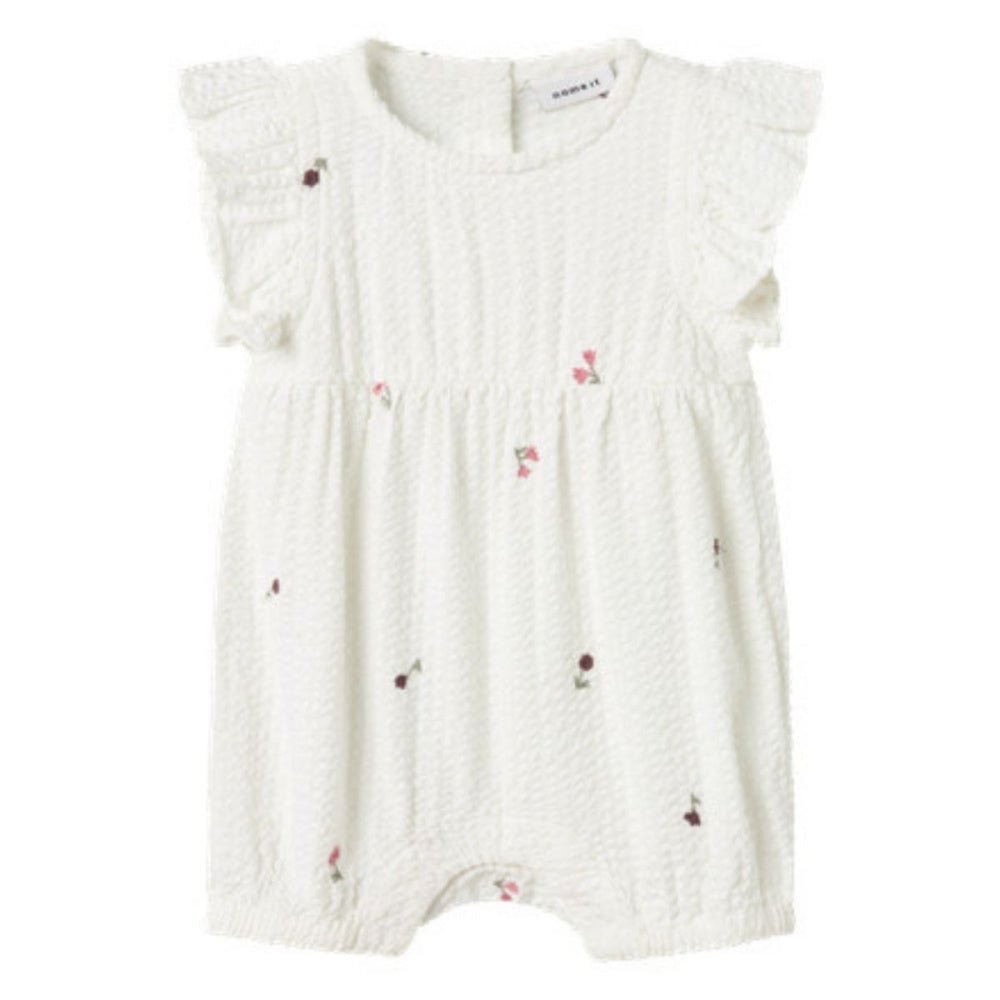 Name It - Sommerdrakt Baby Juliette Cloud Dancer - Guttelus