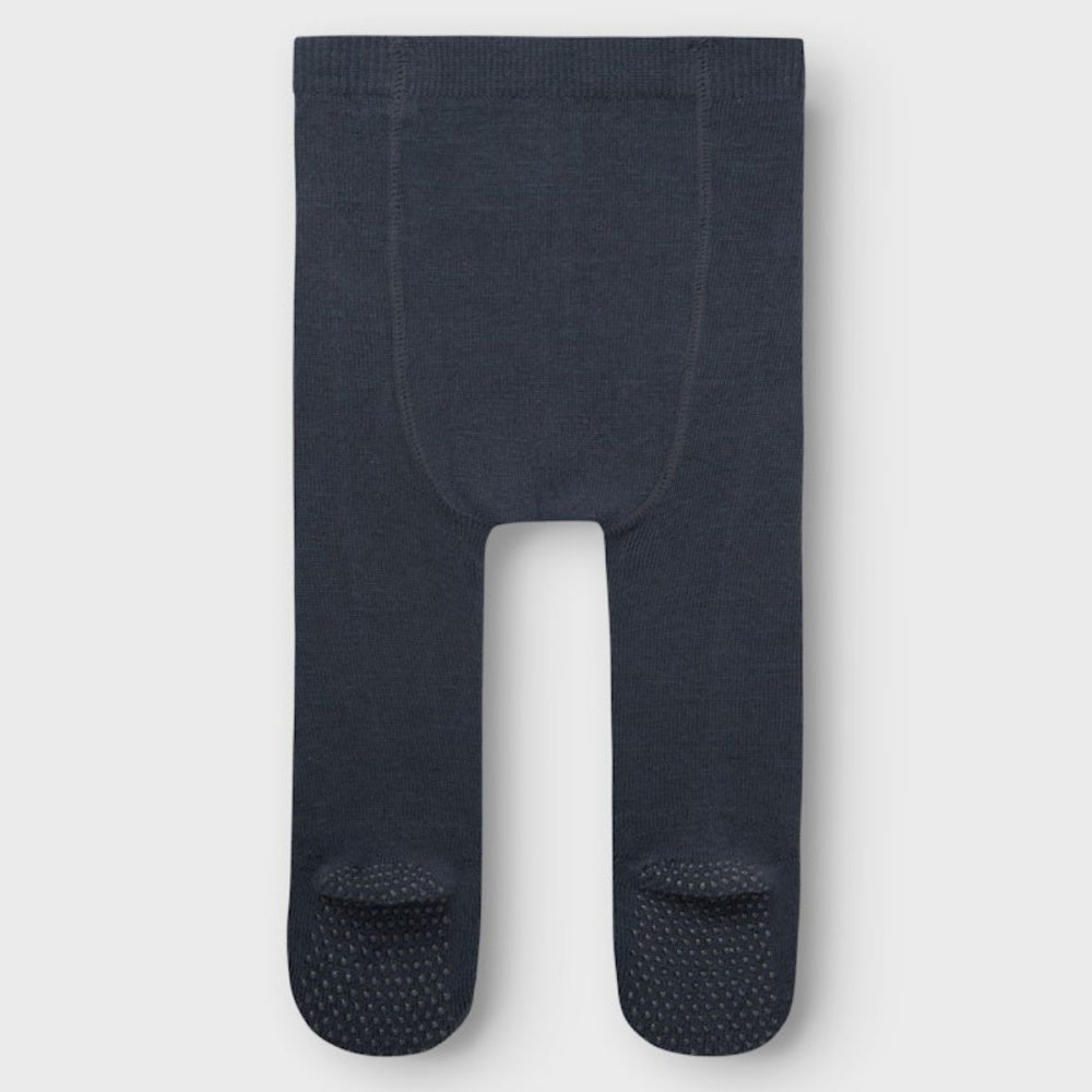 Name It - Strømpebukse Baby Ull/ Bomull Antiskli Wak Ombre Blue - Guttelus.no