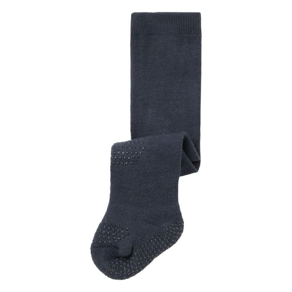 Name It - Strømpebukse Baby Ull/ Bomull Antiskli Wak Ombre Blue - Guttelus.no