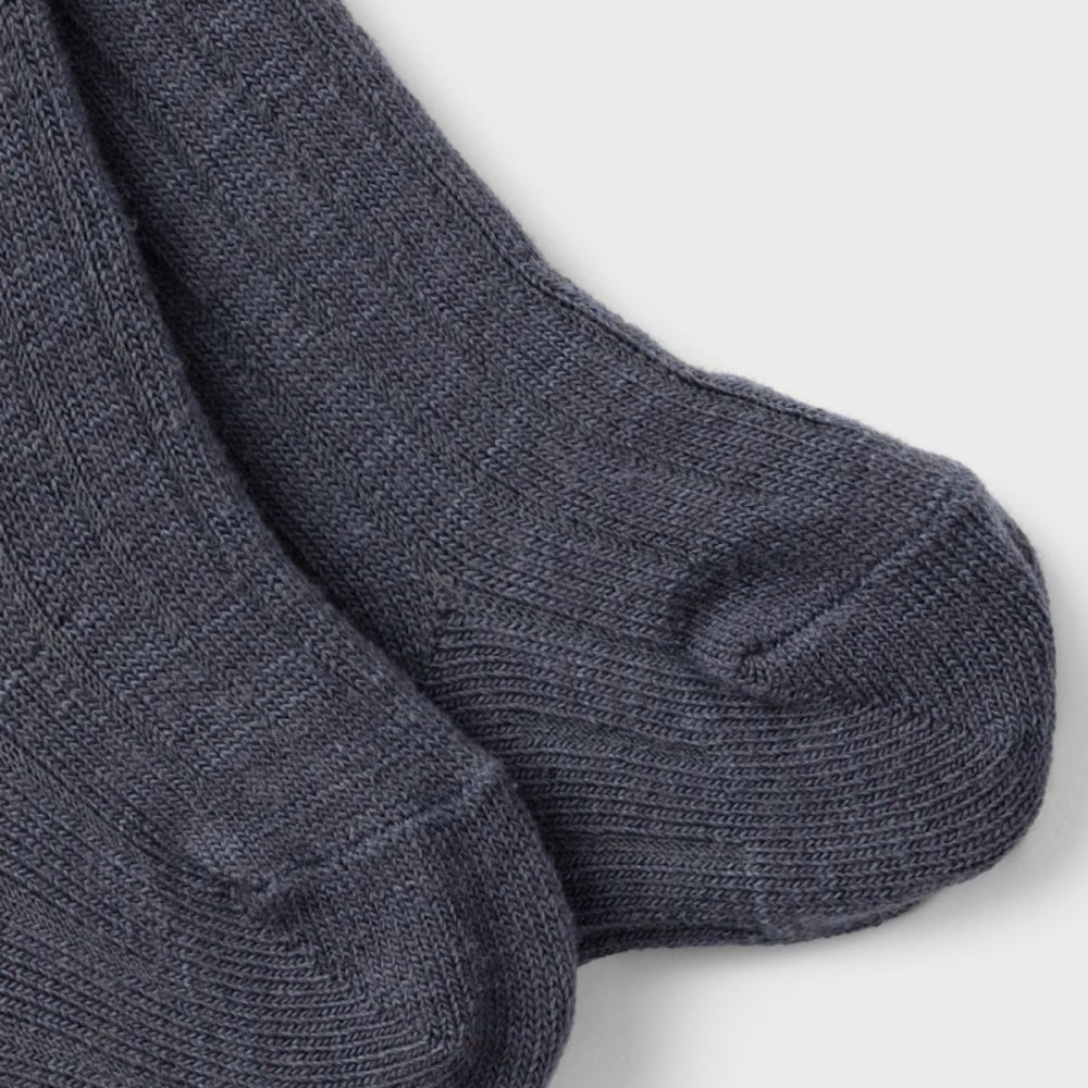 Name It - Strømpebukse Baby Ull/ Bomull Rib Wakma Ombre Blue - Guttelus.no