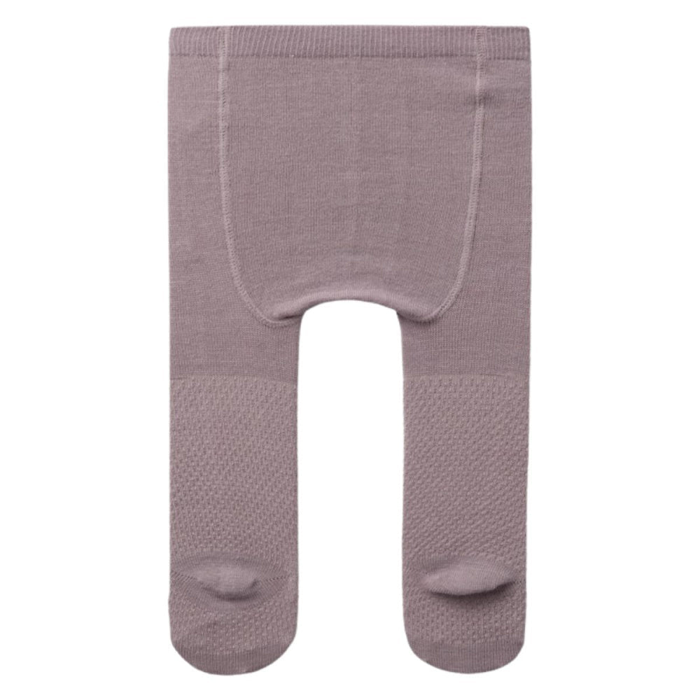 Name It - Strømpebukse i Ull Baby Wakma Structure Purple Dove - Guttelus.no