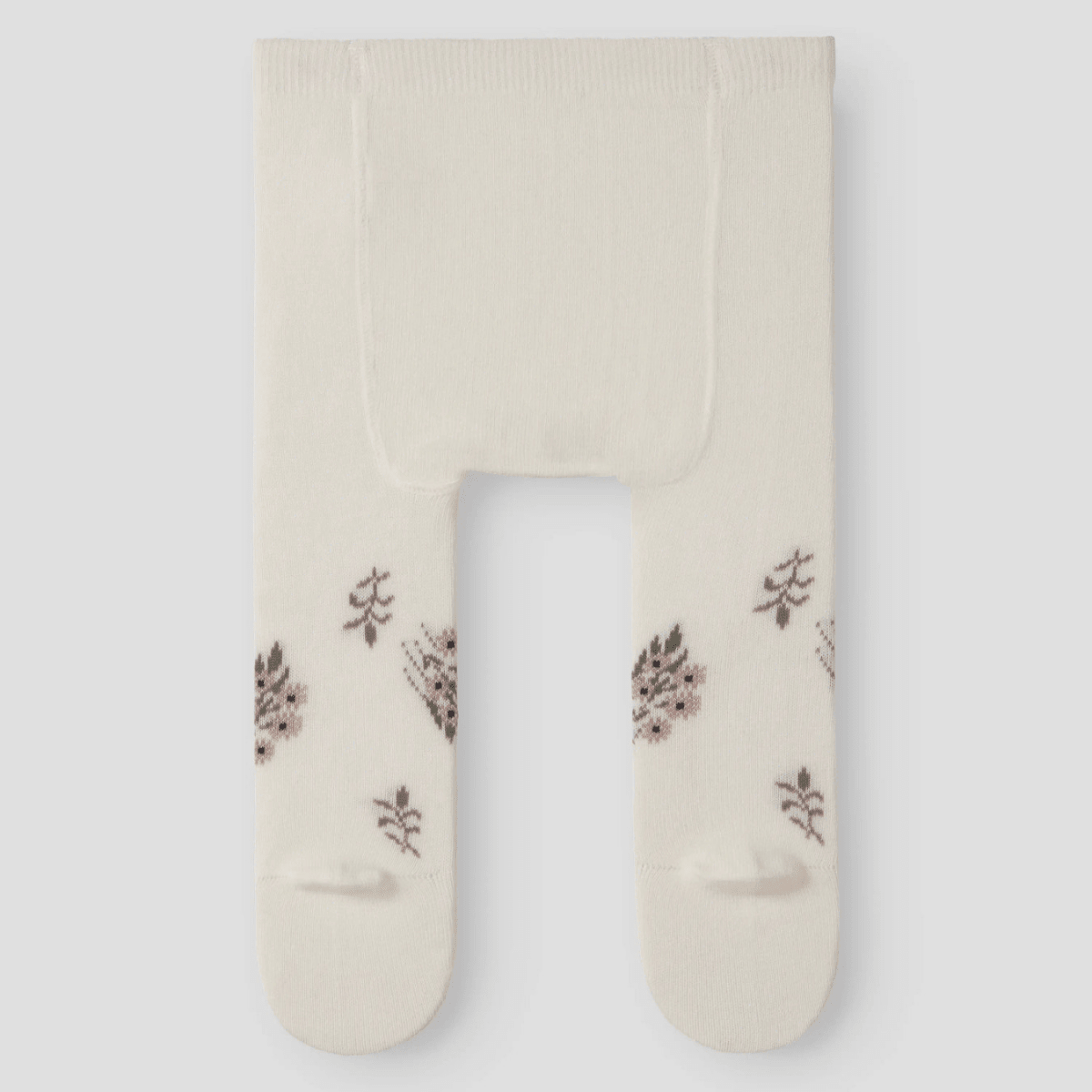 Name It - Strømpebukse i Ull/ Bomull Baby Wak Snow White Long Flowers - Guttelus