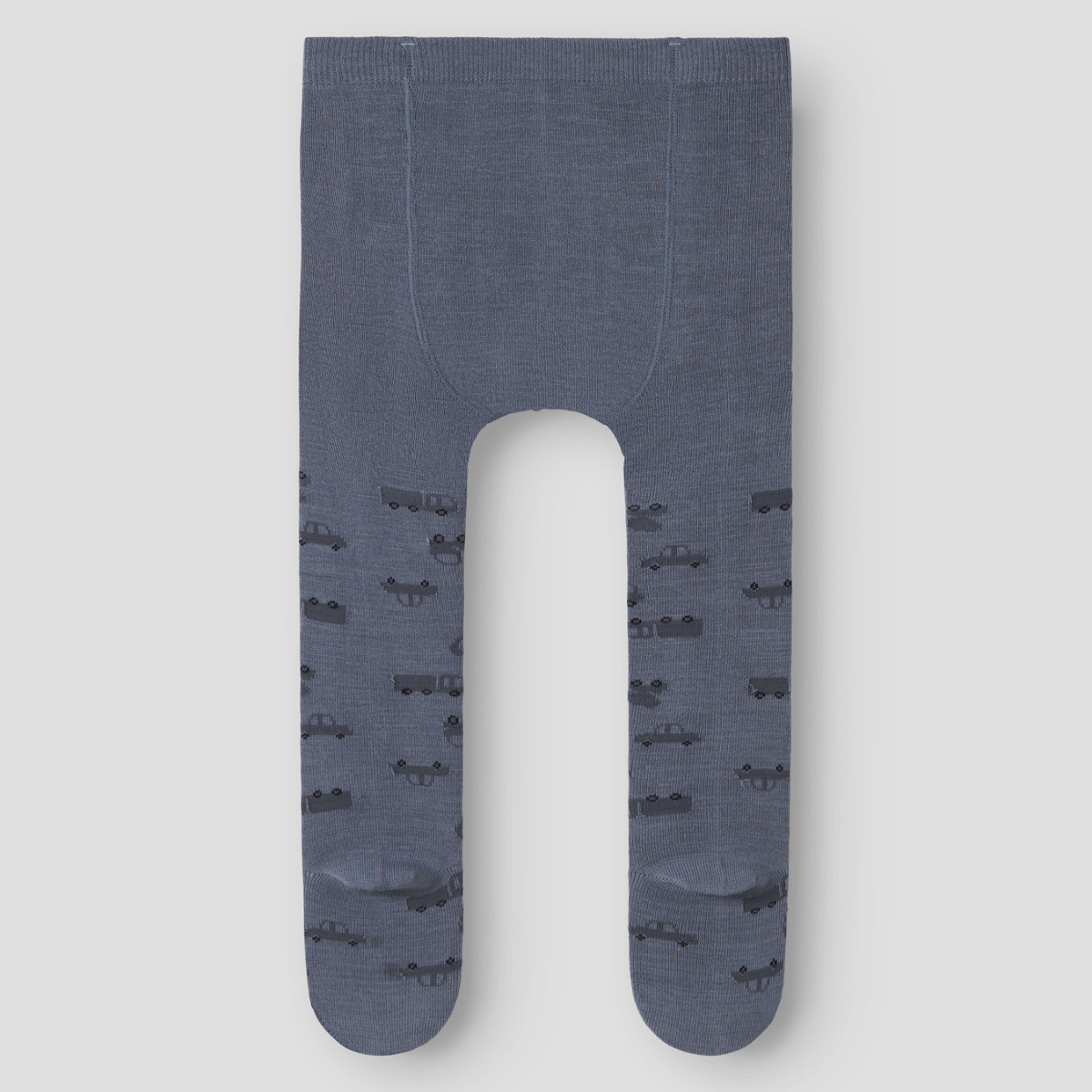 Name It - Strømpebukse i Ull/ Bomull Wak Folkstone Gray Machines - Guttelus