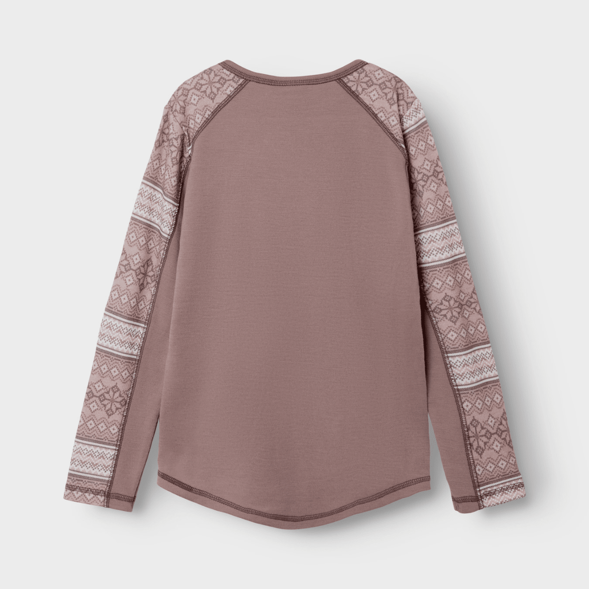Name It - Trøye i Ull Willto Antler Snow Pattern - Guttelus