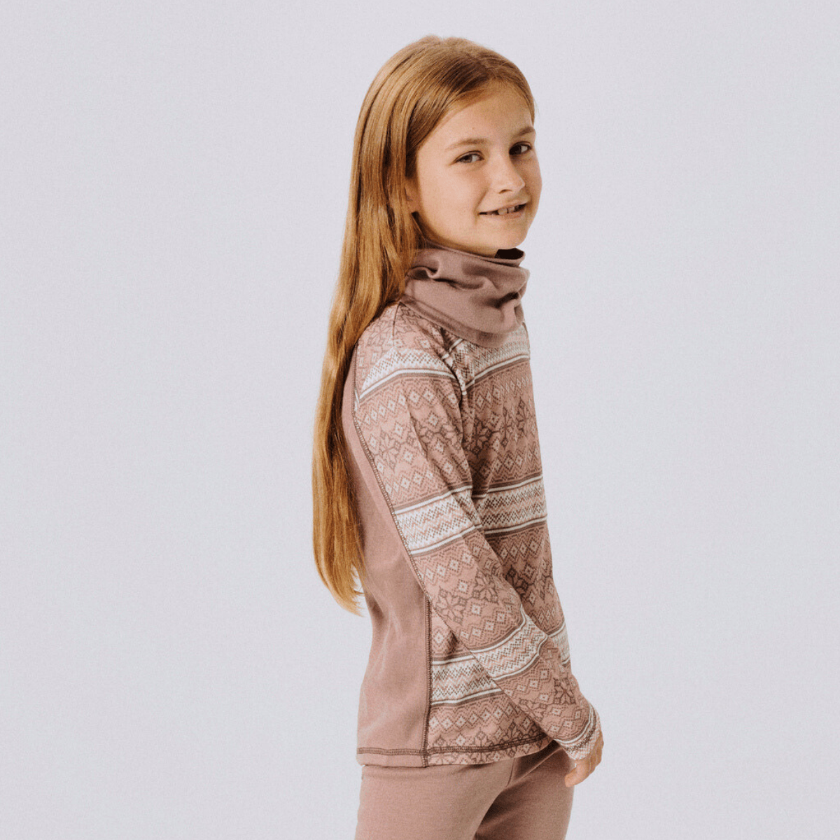 Name It - Trøye i Ull Willto Antler Snow Pattern - Guttelus