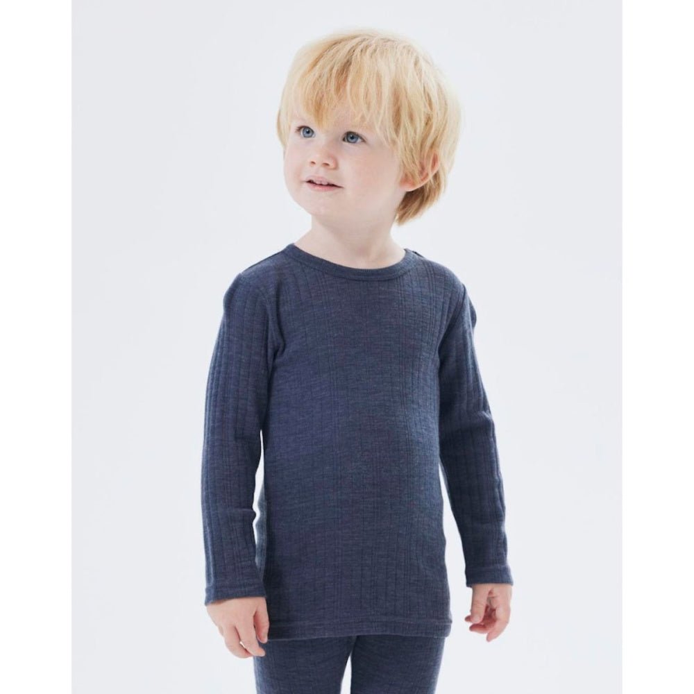 Name It - Trøye Ull Wang Ombre Blue - Guttelus