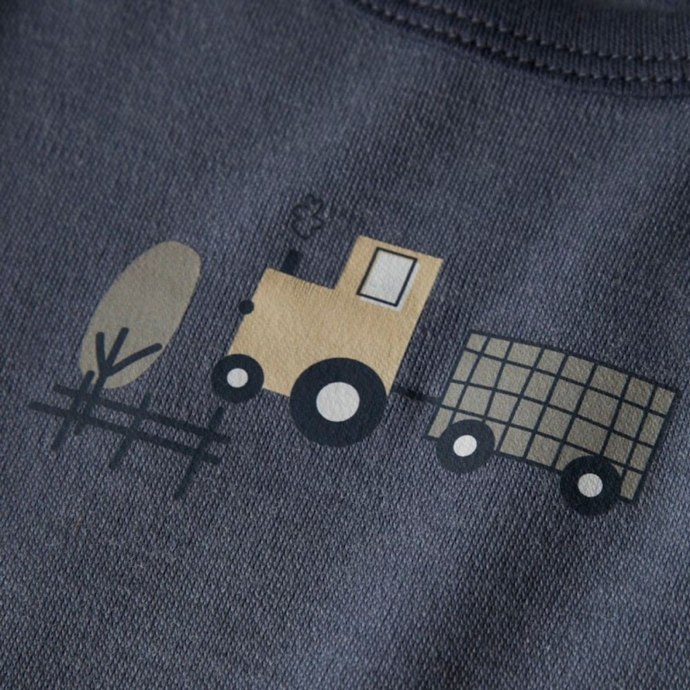 Name It - Ullbody Willit Folkstone Gray Tractor - Guttelus.no