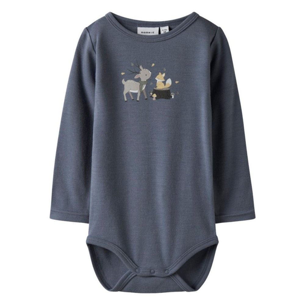 Name It - Ullbody Willitus Folkstone Gray Deer - Guttelus.no