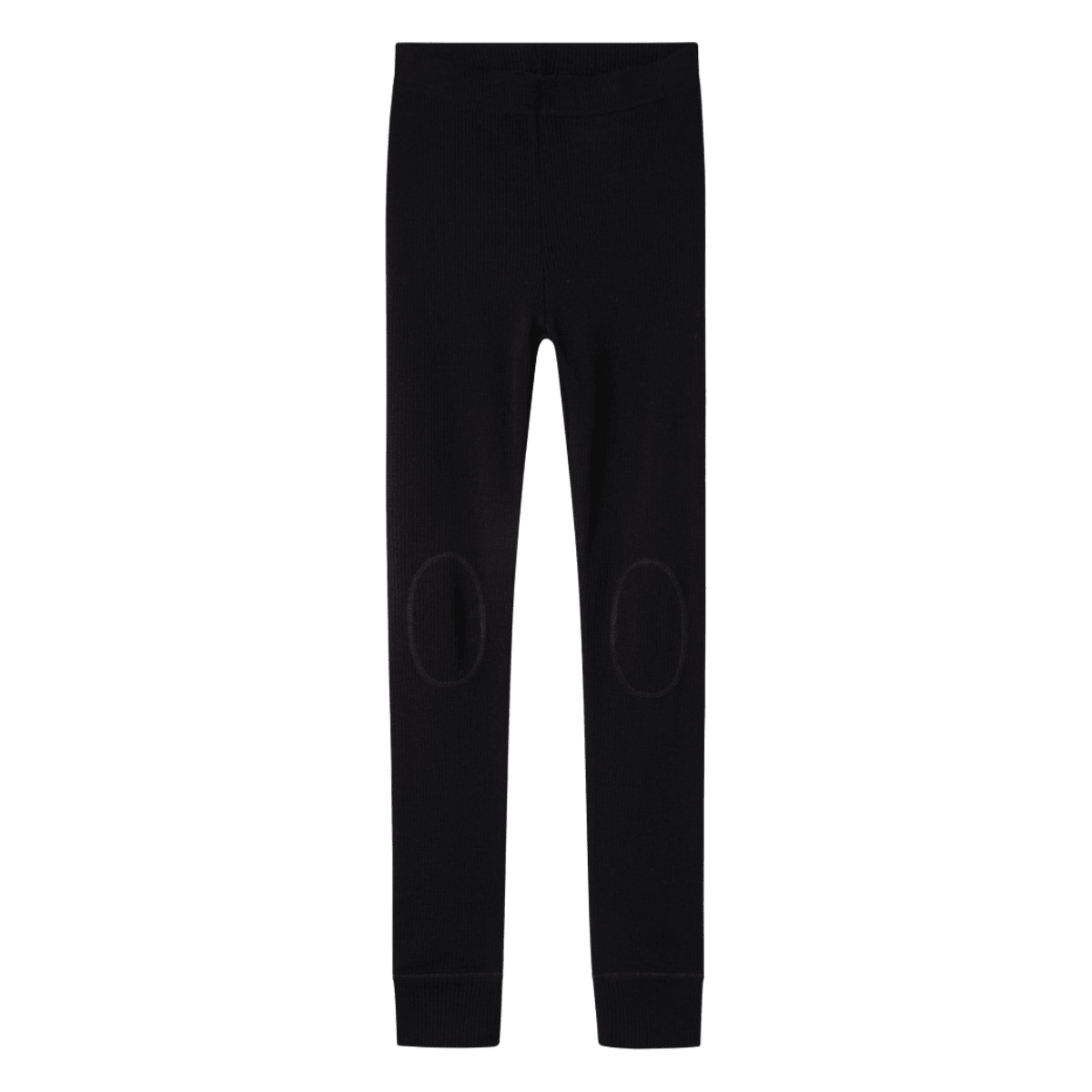 Name It - Ullongs Wax Rib Black - Guttelus.no