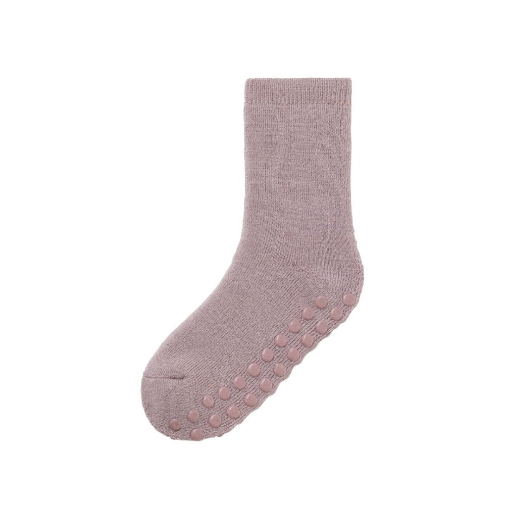 Name It - Ullsokker Antiskli Purple Dove - Guttelus