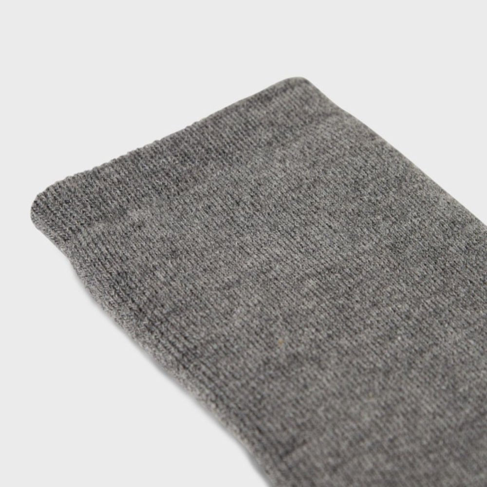 Name It - Ullsokker Jr Waksi Terry Dark Grey Melange - Guttelus.no