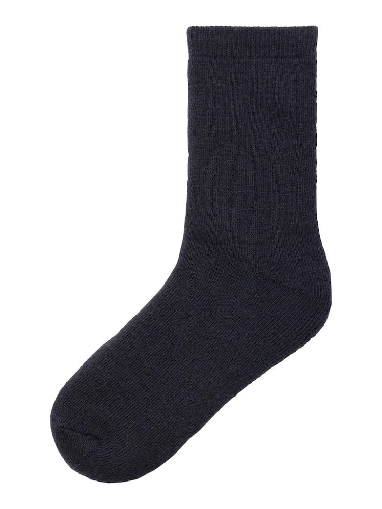 Name It - Ullsokker Waksi Blue Graphite - Guttelus.no