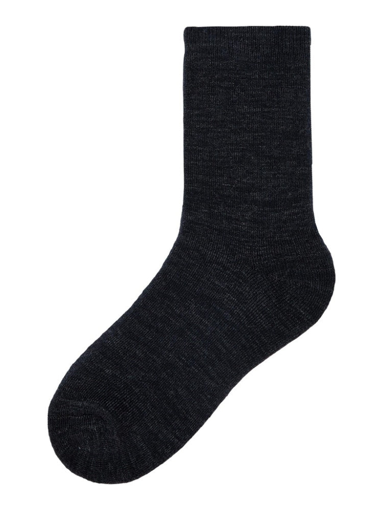 Name It - Ullsokker Waksi Blue Graphite - Guttelus.no